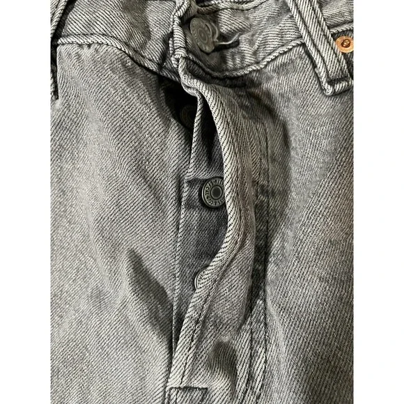 Levis 501 93 Jeans Mens 30x32 Gray Levi's Premium Button Fly Denim Straight Leg - Picture 3 of 12